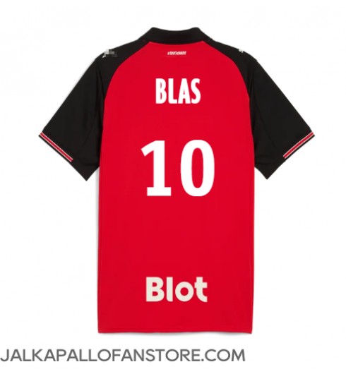 Stade Rennais Ludovic Blas #10 Kotipaita 2025-26 Lyhythihainen Stade Rennais Ludovic Blas #10 Kotipaita 2025-26 Lyhythihainen